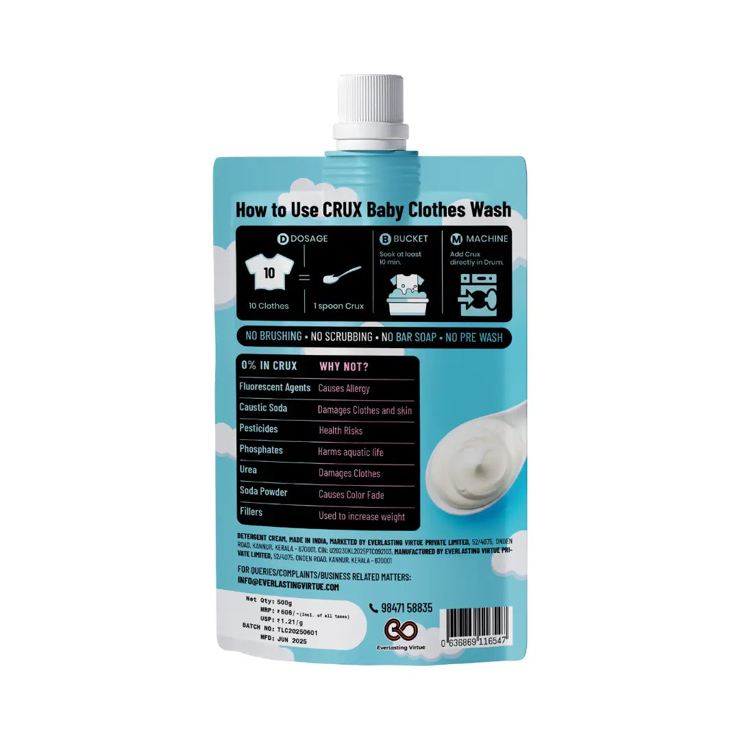 Crux Baby Clothes Wash