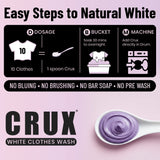 Crux White Clothes Wash