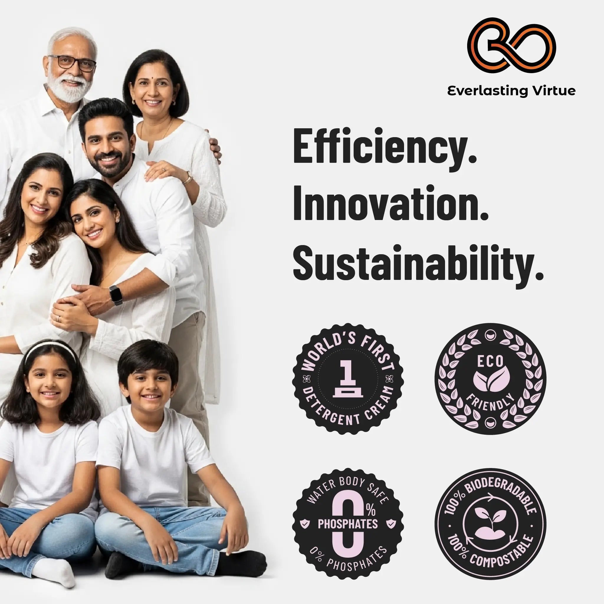 Crux White Clothes Wash